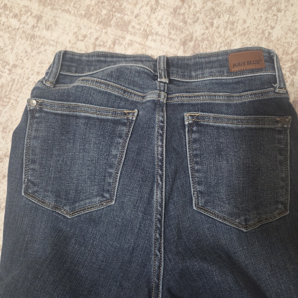 Judy Blue Indigo Flare Jeans - Picture 5 of 5